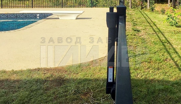 Сварное ограждение для территории загородного дома СВ-164 - фото 13