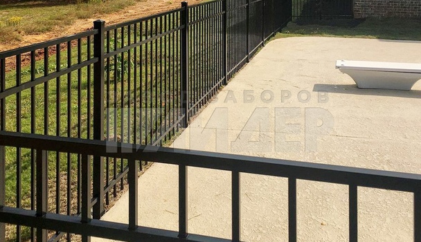Сварное ограждение для территории загородного дома СВ-164 - фото 5